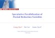 Speculative Parallelization of  Partial Reduction Variables