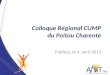 Colloque Régional CUMP du Poitou Charente