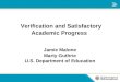 Verification and Satisfactory Academic Progress