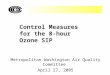 Control Measures for the 8-hour Ozone SIP