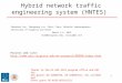 Hybrid network traffic engineering system (HNTES)