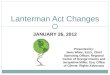 Lanterman  Act Changes