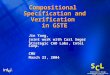 Compositional  Specification and Verification  in GSTE