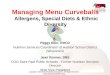 Managing Menu Curveballs  Allergens, Special Diets & Ethnic Diversity