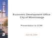 Economic Development Office  City of Mississauga