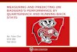 Measuring and Predicting UW  Badgers’s  performance by quarterback and running back stats