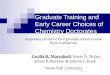Graduate Training and Early Career Choices of Chemistry Doctorates