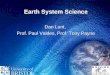 Earth System Science Dan Lunt,  Prof. Paul Valdes, Prof. Tony Payne