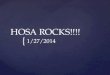 HOSA ROCKS!!!!