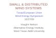 SMALL & DISTRIBUTED WIND SYSTEMS
