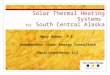 Solar Thermal Heating Systems  for South Central Alaska