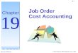 Job Order Cost Accounting