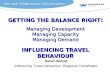 GETTING THE BALANCE RIGHT : Managing Development Managing Capacity Managing Demand