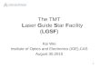 The TMT     L aser  G uide  S tar  F acility ( LGSF )