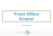 Front Office Emploi