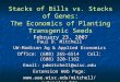 Stacks of Bills vs. Stacks of Genes: The Economics of Planting Transgenic Seeds February 23, 2007