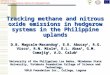 Tracking methane and nitrous oxide emissions in hedgerow systems in the Philippine uplands