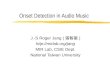 Onset Detection in Audio Music