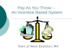 Pay As You Throw –  An Incentive Based System