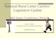 National Rural Letter Carriers’ Legislative Update Mid States Conference 2011