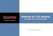 Methods for LTQ Orbitrap A Guided Tour with Examples
