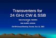 Transverters for  24 GHz CW & SSB