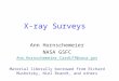 X-ray Surveys