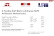 A Flexible DSP Block to Enhance FGPA Arithmetic Performance