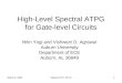 High-Level Spectral ATPG for Gate-level Circuits