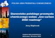 Stanowisko polskiego przemysłu chemicznego wobec „low-carbon 2050 roadmap”