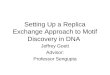 Setting Up a Replica Exchange Approach to Motif Discovery in DNA