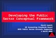 Developing the Public Sector Conceptual Framework