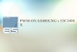PWM ON SAMSUNG's S3C2410X