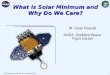 What is Solar Minimum and Why Do We Care?