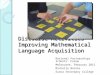 Discourse Activities-Improving Mathematical Language Acquisition