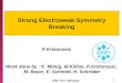 Strong Electroweak Symmetry Breaking