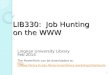 LIB330:  Job Hunting on the WWW