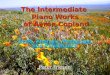The Intermediate  Piano Works  of Aaron Copland