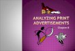 Analyzing Print Advertisements
