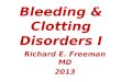 Bleeding & Clotting Disorders I