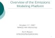 Overview of the Emissions Modeling Platform