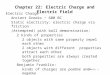 Chapter 22: Electric Charge and Electric Field
