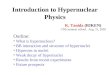Introduction to Hypernuclear Physics