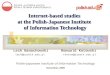 Internet-based studies  at the Polish-Japanese Institute  of Information Technology