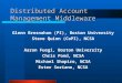 Distributed Account Management Middleware