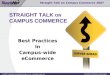 Best Practices In Campus-wide eCommerce
