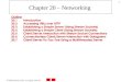 Chapter 20 –  Networking