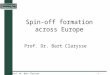 Spin-off formation across Europe