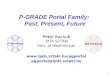 P-GRADE Portal Family:  Past, Present, Future