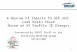 A Review of Impacts to UFE and  Load Ratio Share Based on AV Profile ID Changes